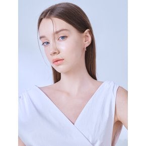 14K 큐빅라인 원터치 귀걸이 (gold pin) ELGPEE445