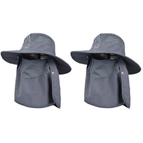 1+1 360도 자외선차단 올인원 사파리 모자 여성 남성 선캡 골프 썬캡 낚시 등산모자 햇빛가리개
