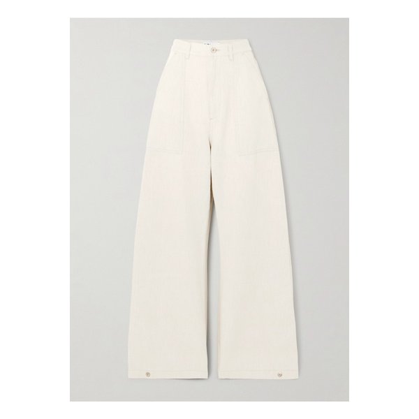 코튼 리넨 블렌드 트윌 팬츠 1647597340562662