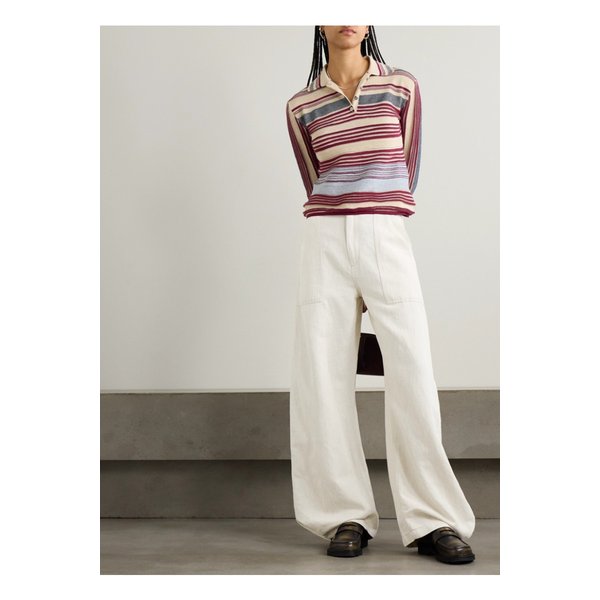 코튼 리넨 블렌드 트윌 팬츠 1647597340562662