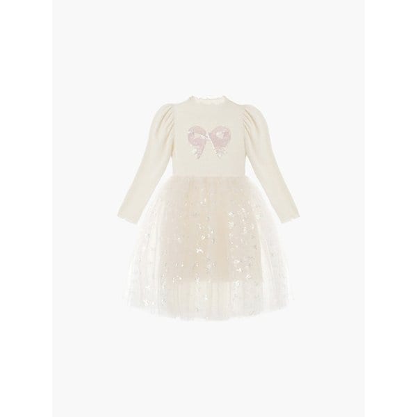 [베스트 리오더] 샤이닝 리본 튜튜 드레스(Ecru)