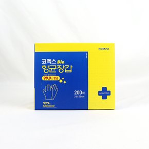 바이오 항균 일회용 대용량 비닐 위생장갑 200매