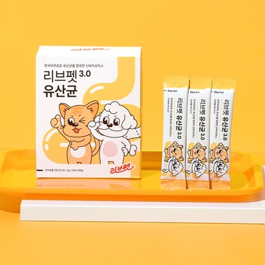 강아지 고양이 유산균 스틱포 1통 60g