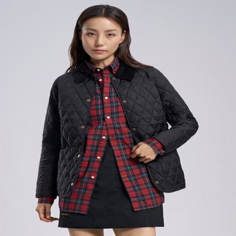 바버 [24FW][Barbour] 여성 블랙 Annandale 퀼팅 자켓