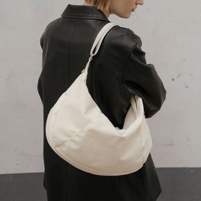 Draw nylon shoulder bag [TISP06AH03]_Ivory