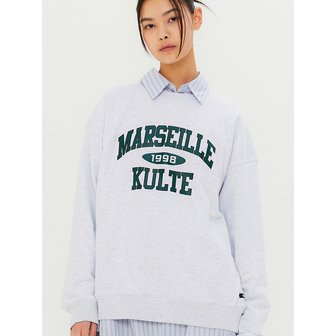 쿨트 M-COLLEGE CREWNECK L.MELAGE
