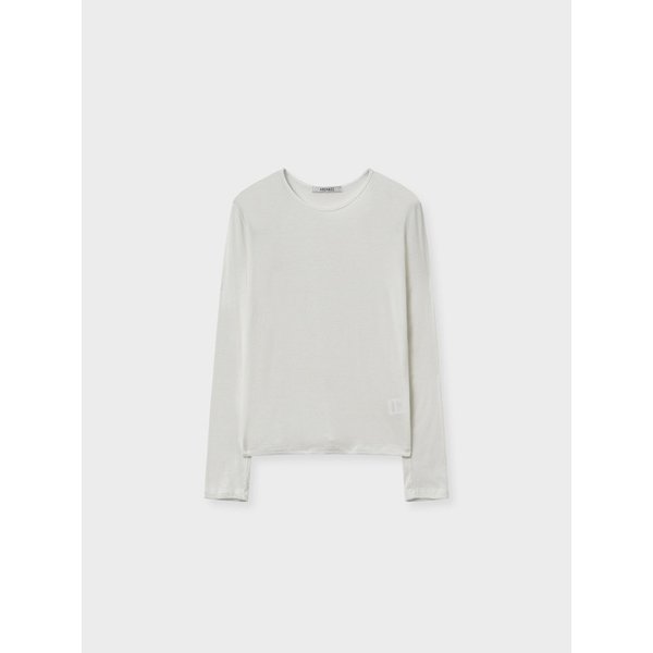 linen sheer t-shirt_ivory
