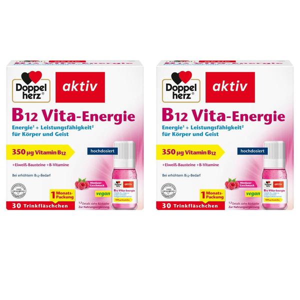 독일직구 Doppelherz 더블하트 비타민B12 비타 에너지 앰플 30개입 2팩