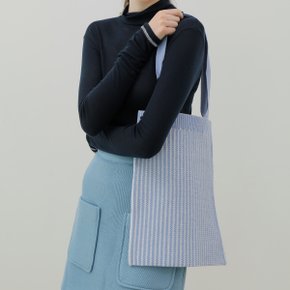 TWIST KNIT BAG_SKY BLUE