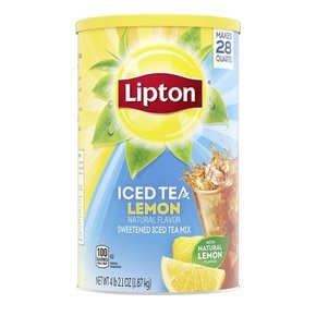 [해외직구]립톤 아이스티 믹스 레몬 1.87kg/ Lipton Iced Tea Mix Lemon
