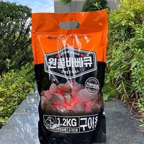 착화제가 필요없는 바베큐숯 1.2kg