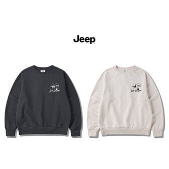 Jeep [여주점] 지프 남여공용 심플 스몰곰 맨투맨 JQ1TSU895 IV