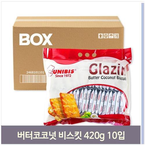 대용량 간식 버터코코넛 비스킷 과자 수입 420g 10입(1)