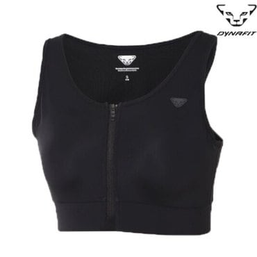 다이나핏 무광 트리코트 소재와 앞 지퍼 디테일로 편안함과 스타일을 갖춘 스크롤 β 브라YWU23212GJ