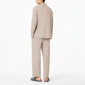 남 코지 파자마 세트(BEIGE / BLUE / CHARCOAL)