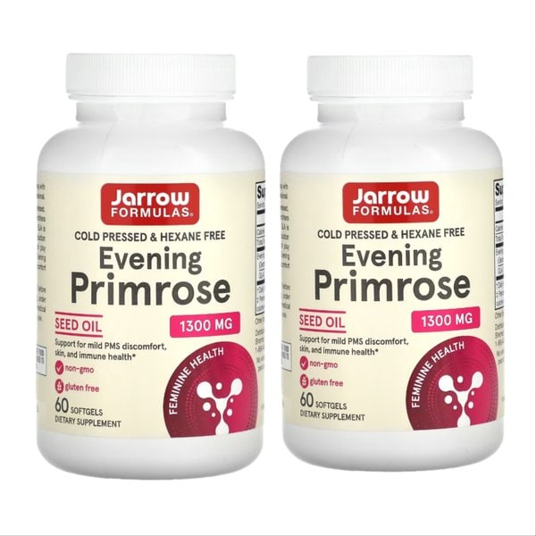 자로우 포뮬러스 자로우 달맞이꽃종자유 1300mg 60정 X 2통 감마레놀렌산