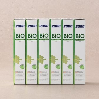 2080 바이오 유산균 쿨민트향 150g  x 6개