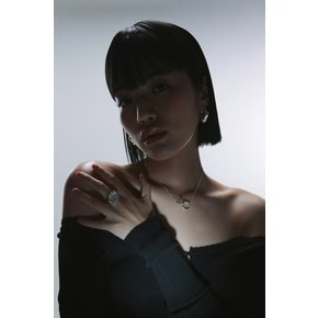 212 Big Dia Silver / Gold Ring_925 실버 / 14k 골드 빅 다이아 링 10호