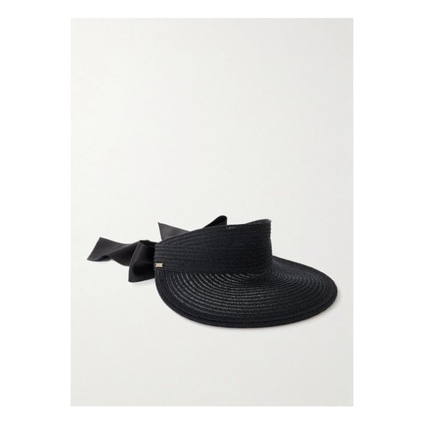 유지니아 킴 리키 그로그랭 트리밍 헴프 혼방 바이저 블랙 1647597354144855