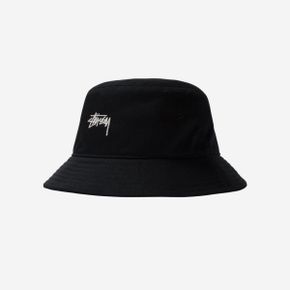 스투시 스탁 버킷햇 블랙 Stussy Stock Bucket Hat Black