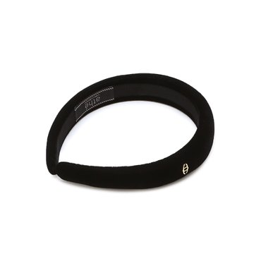 아떼바네사브루노 AAJE5F600BK 더블에이 블랙 벨벳 헤어밴드 (2.8cm)