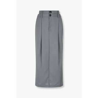 엔폴드(ENFOLD) 더블 오비 슈팅 롱 스커트 EN14311016000