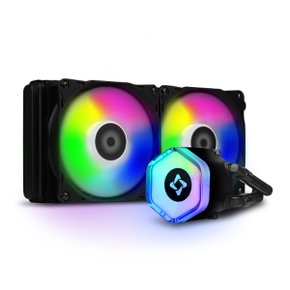 이엠텍 REDBIT 240 RGB 블랙 CPU수랭쿨러