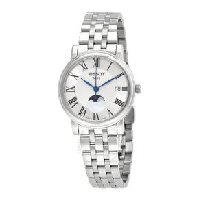 티쏘 T-classic 쿼츠 Carson 프리미엄 레이디 Moonphase Watch T1222231103300 333426