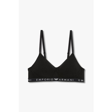 EMPORIO ARMANI 여성 로고 밴딩 소프트 컨투어 브라(0824381526)