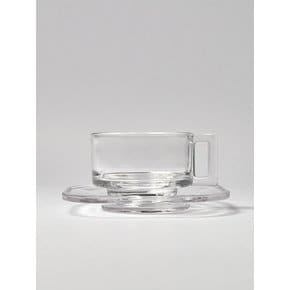 CUP AND SAUCER/CLEAR