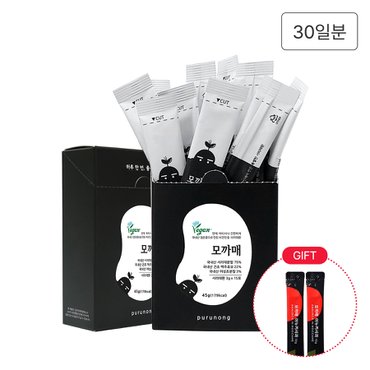 푸르농 [아누카사과 2개입 키트 증정] 모까매 서리태환 맥주효모환 검은콩환 건강환 3g*30개입