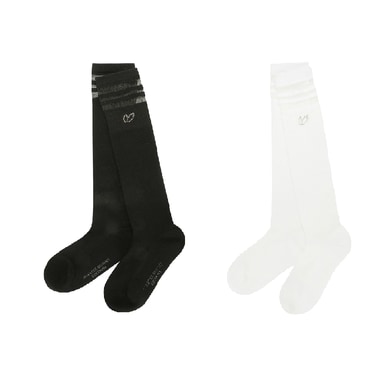 마스터바니 (421E1SC105) 25S/S  여성 논슬립 시스루 배색 라인 니삭스