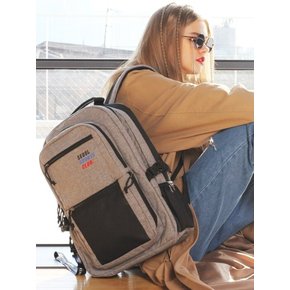 SSC SQUARE BACKPACK (MELANGE GREY)