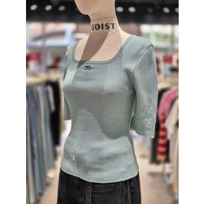 [여주점] 둥근 스퀘어넥 장식 풀오버  ER3EK705