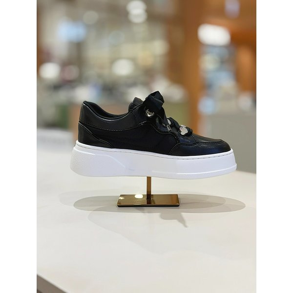 [시흥점] 쥬얼리 리본 스니커즈 (블랙) DG4DS25021BLK