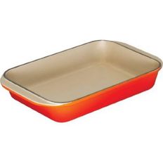 일본 르쿠르제 후라이팬0108 Le Creuset Enameled castiron 8by11  3/4인치직사각로스터 8 x 11.