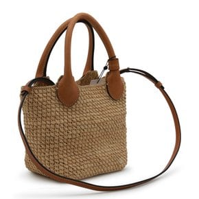 베이지 라피아 사첼 BAG51967Natural/Cotto