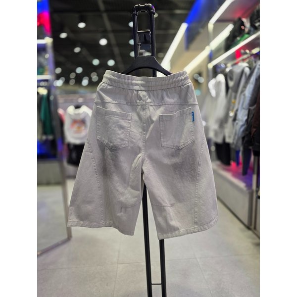 [시흥점] 공용 더티워싱 코튼 버뮤다핏 반바지그레이/JHZZ81404GY