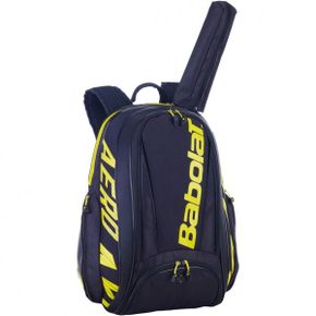 미국 바볼랏 테니스가방 Babolat BP Pure Aero 백팩 블랙 Yel로우 AH 2020 1812685