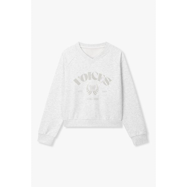 스트링 헴 브이넥 맨투맨 7156140001171