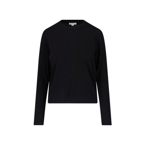 제임스펄스 박시 긴소매 티셔츠 WLJ3113 BLACK