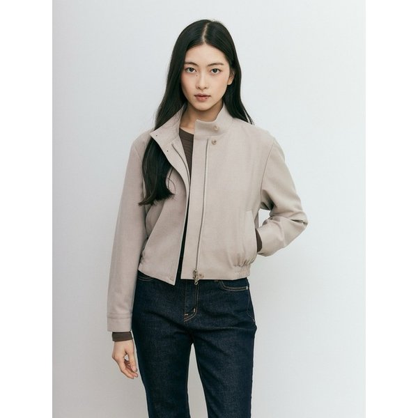 이안 울 블루종 재킷 (샌드 베이지)