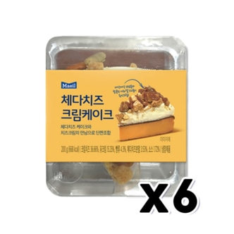  매일 체다치즈 크림케이크 베이커리간식 200g x 6개