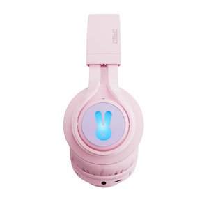 청력보호 블루투스 LED 키즈 헤드폰 핑크 DRGO-BH06CK