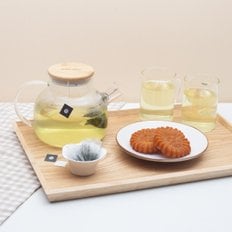  1리터 우드커버 티팟 찻잔 세트