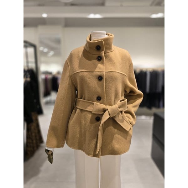 [파주점] 울 하이넥 핸드메이드 하프 코트 JRAA0CTC63