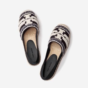 더블 티 에스파듀 155057 001 Tory Burch Double T Espadrille Nero