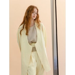 Juliet Puff Sleeve H-line Midi Jacket