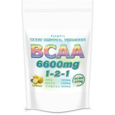 제이앤코.(제품의 색상, 제품의 색상) 국/내/산 BCAA 6600mg 1-2-1 (시트론, 200g)