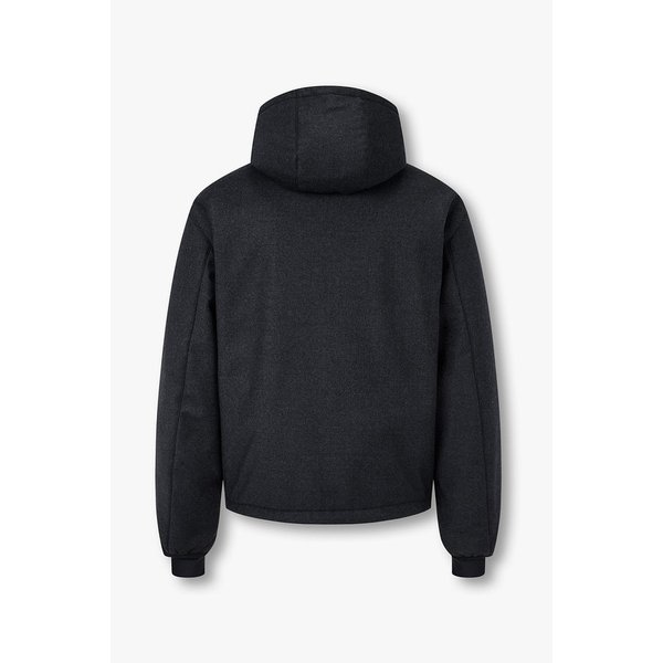 남성 울 블렌드 후디드 패딩 자켓 A115317202000